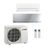 Mitsubishi MultiSplit duo MSZ-AP20 + MSZ-EF18VGS + 2F33VF R32 2 kW + 1.8 kW