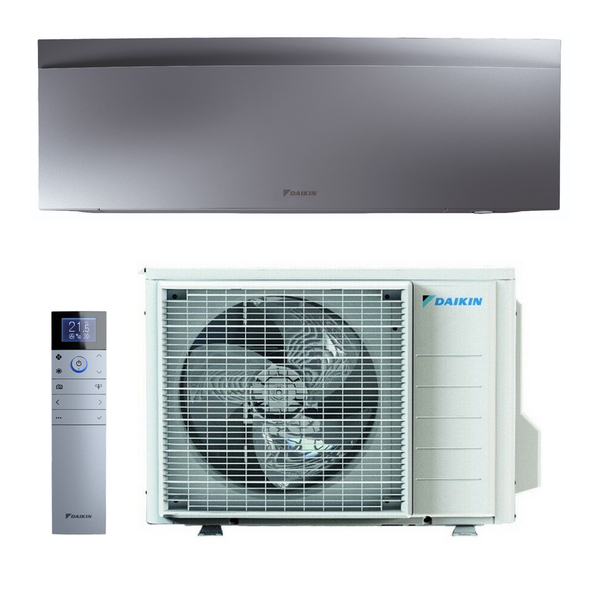 Daikin Emura FTXJ20MS (SILVER) wall air conditioner set - 2kW