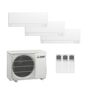 Mitsubishi MultiSplit Trio wall-mounted appliances...
