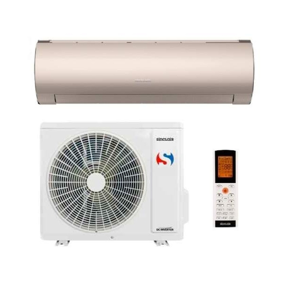 Sinclair air conditioning R32 wall unit Terrel SIH13BITC 3.5kW champagne