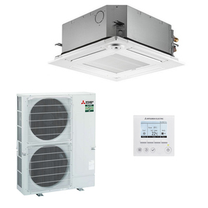 Mitsubishi PLA-ZM140EA R32 4-way ceiling cassette set -...
