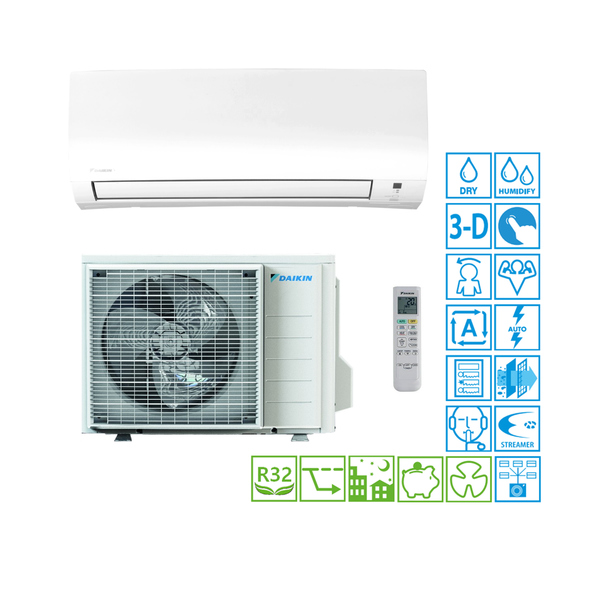 Daikin Comfora FTXP60M wall air conditioner set 6 kW