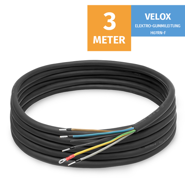 VELOX Quick Connect 1/4+1/2 - 3 mètres