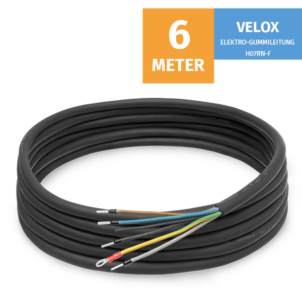 VELOX Quick Connect 1/4+1/2 - 6 mètres
