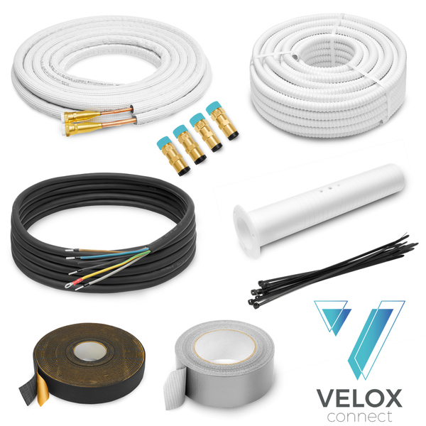 VELOX Quick Connect 1/4+1/2 - 8 mètres