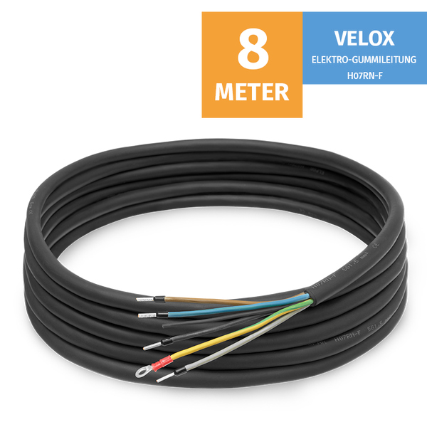 VELOX Quick Connect 1/4+1/2 - 8 meter