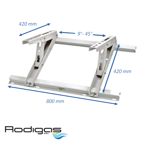 Support de toit Rodigas MT630 jusquà 140 kg pour climatiseur split